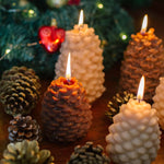 Pine Cone Candles