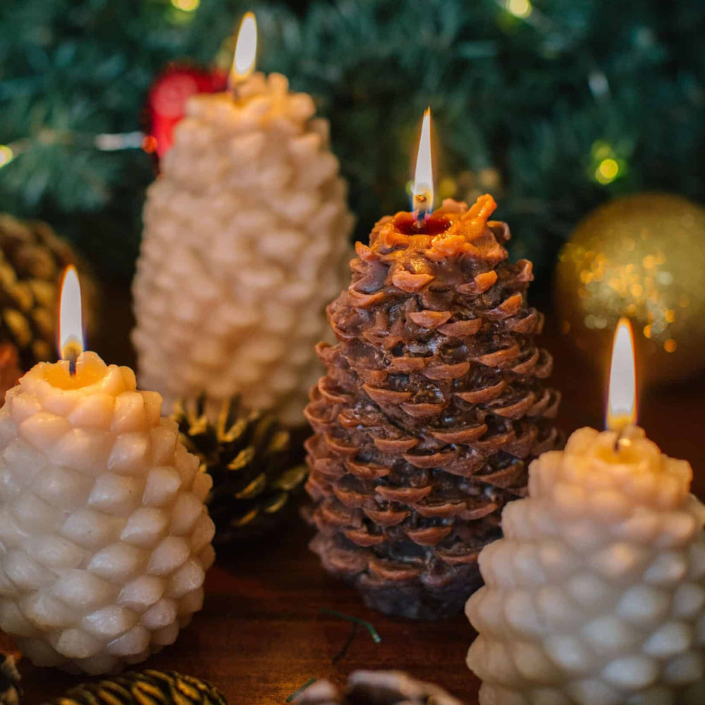 Pine Cone Candle - Large