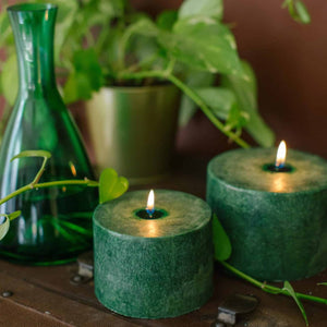 
            
                Load image into Gallery viewer, Scented Green Botanical Candle
            
        