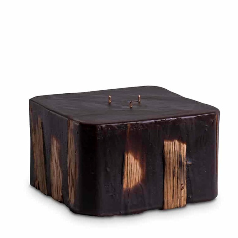 
            
                Load image into Gallery viewer, Wooden Fireplace Candle - Square - 18x10 cm
            
        