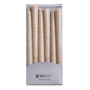 “Snowy” Taper Candle – 25 cm