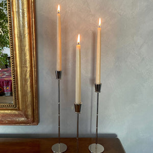 Brass Candleholders - Gray