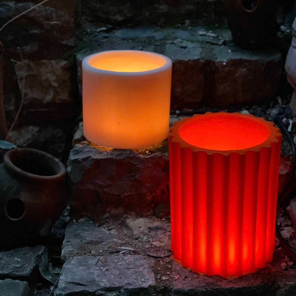 
            
                Load image into Gallery viewer, Column Shaft Lantern Candle
            
        