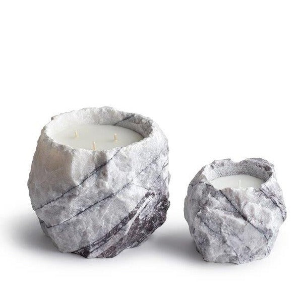 Scented Candle in Natural Marble
