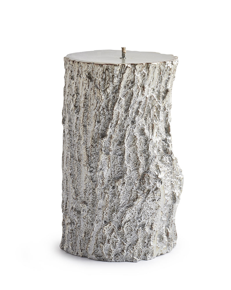 Shimmering Wood Candles